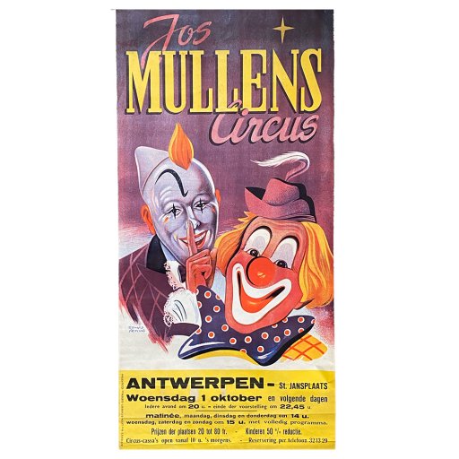 Circus affiche Jos Mullens