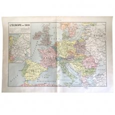 Kaart Europa 1919