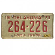 Nummerplaat Oklahoma