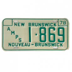 Nummerplaat Brunswick