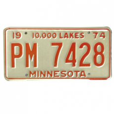 Nummerplaat Minnesota