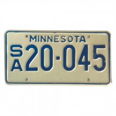 Nummerplaat Minnesota