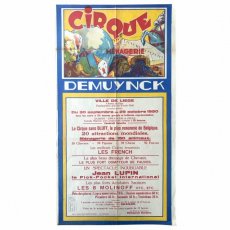Poster circus Demuynck